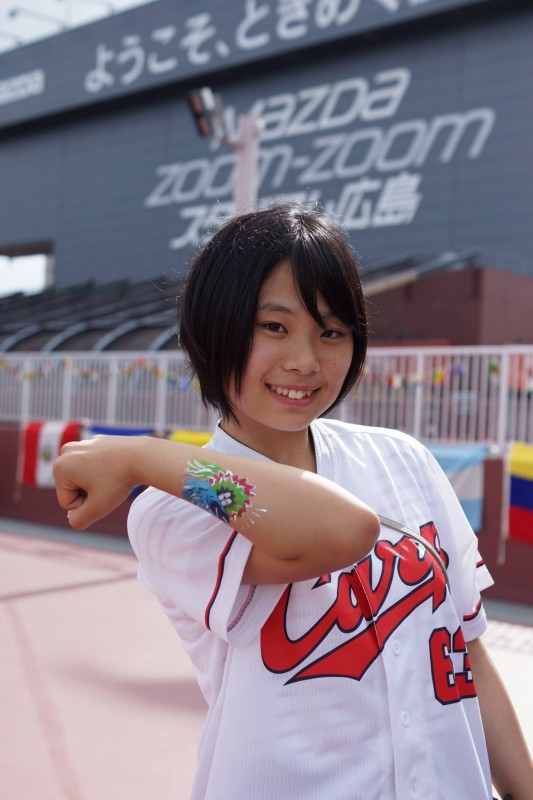 広島フェイスペイント組合-unitar-carp-jica-2016-0212