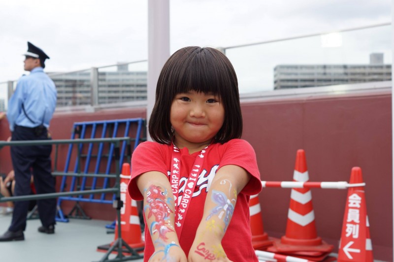 広島フェイスペイント組合-unitar-carp-jica-2016-0278