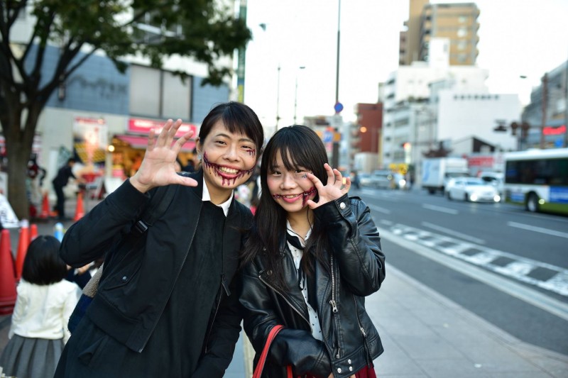 広島フェイスペイント組合-横川ゾンビナイト2-1-0223