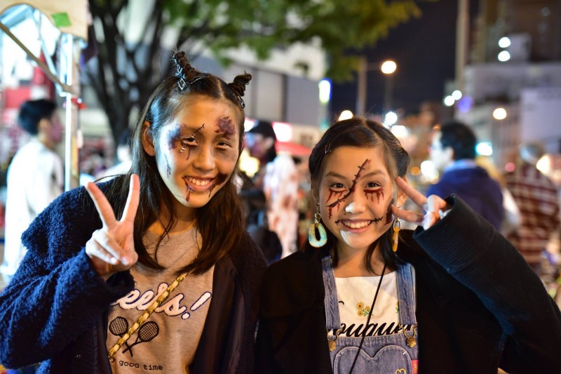 広島フェイスペイント組合-横川ゾンビナイト2-1-0323