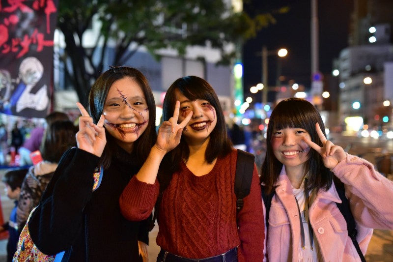 広島フェイスペイント組合-横川ゾンビナイト2-1-0381