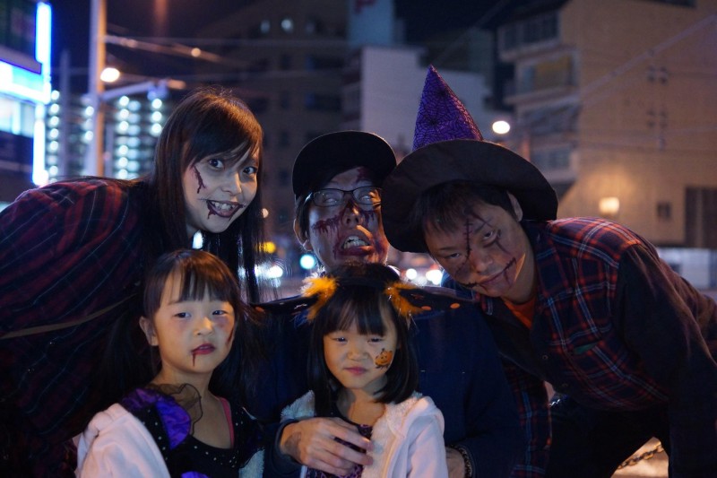 広島フェイスペイント組合-横川ゾンビナイト2-1-0402