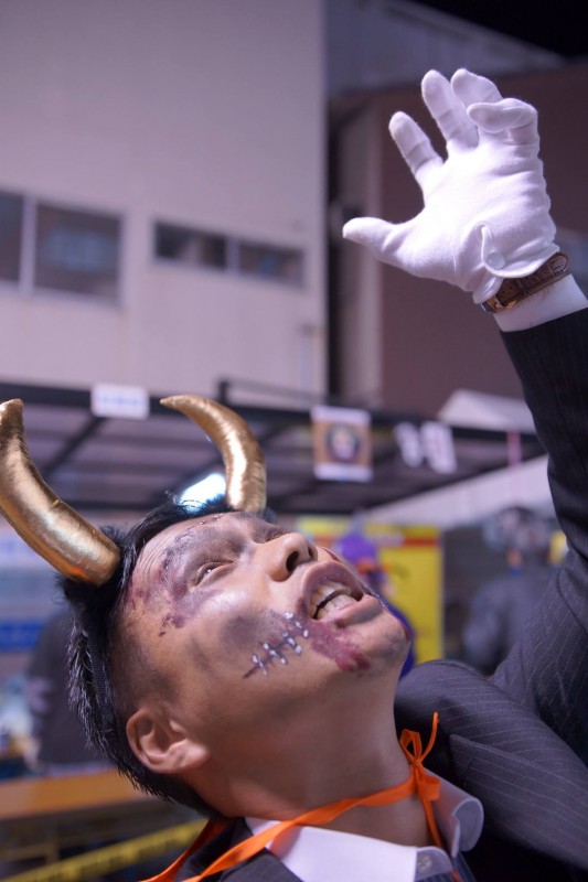 広島フェイスペイント組合-横川ゾンビナイト2-1-0410