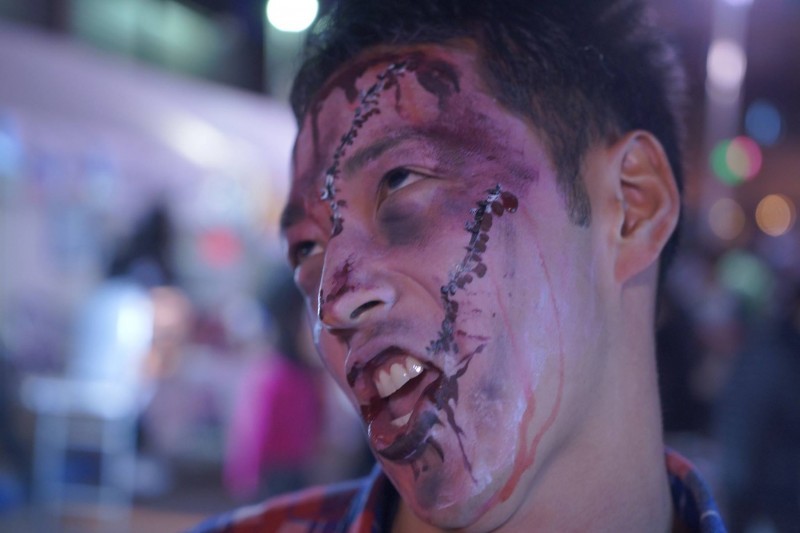 広島フェイスペイント組合-横川ゾンビナイト2-1-0411