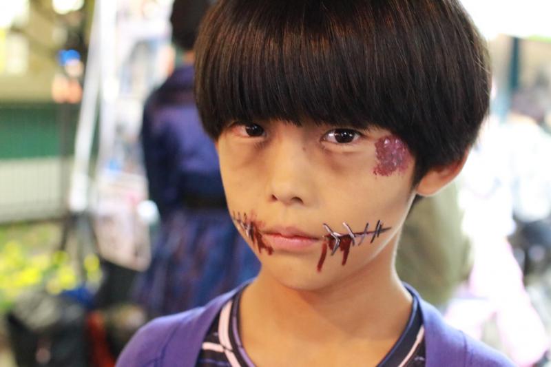 広島フェイスペイント組合-横川ゾンビナイト３-1027-0215