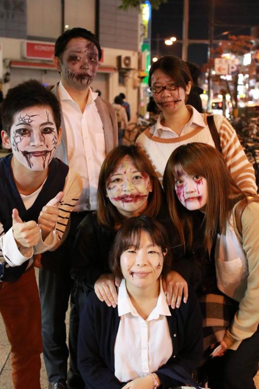 広島フェイスペイント組合-横川ゾンビナイト３-1027-0246