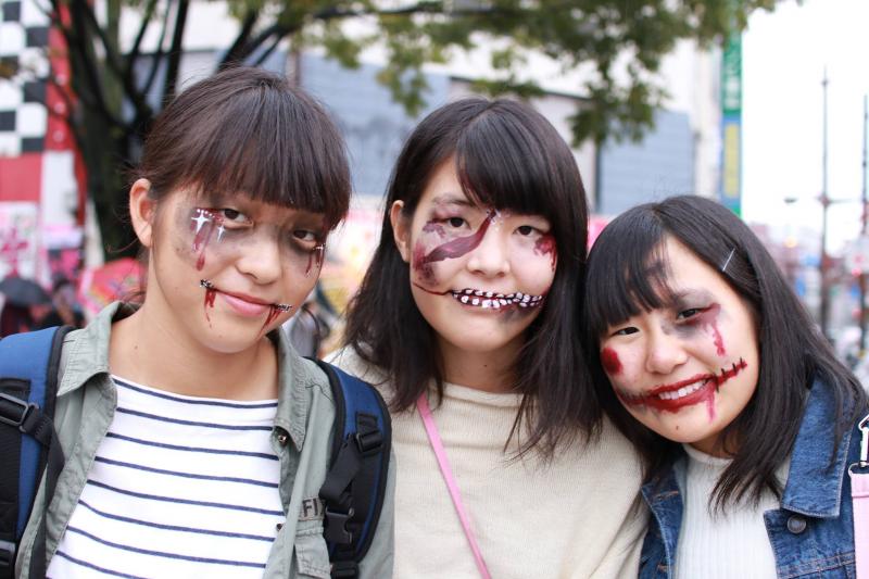 広島フェイスペイント組合-横川ゾンビナイト３-1028-0181