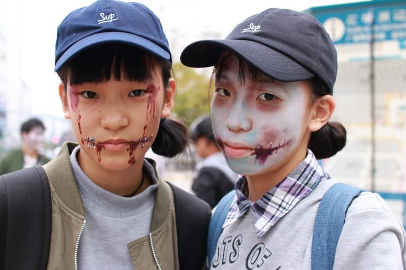 広島フェイスペイント組合-横川ゾンビナイト３-1028-0216
