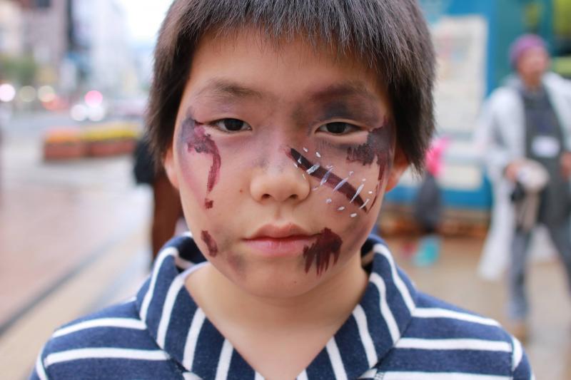 広島フェイスペイント組合-横川ゾンビナイト３-1028-0239