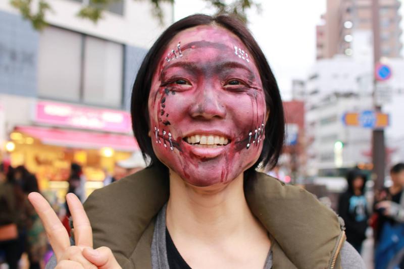 広島フェイスペイント組合-横川ゾンビナイト３-1028-0246