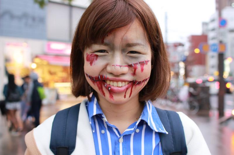 広島フェイスペイント組合-横川ゾンビナイト３-1028-0249