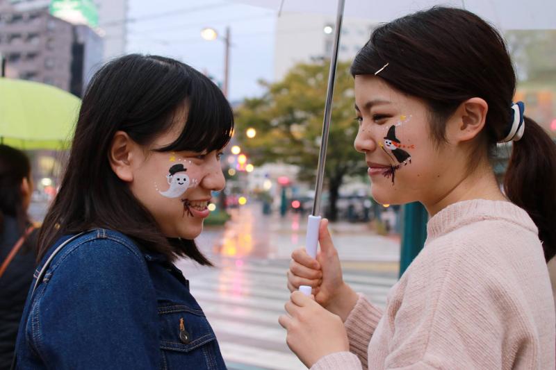 広島フェイスペイント組合-横川ゾンビナイト３-1028-0256