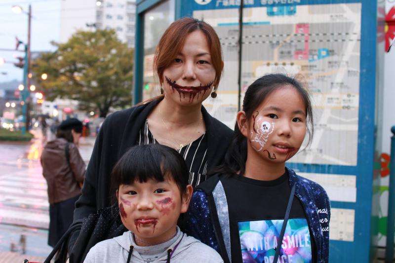 広島フェイスペイント組合-横川ゾンビナイト３-1028-0257