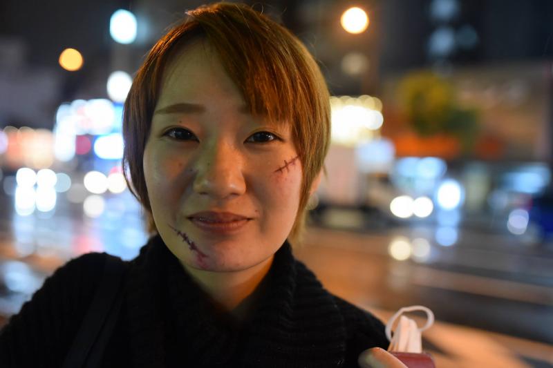 広島フェイスペイント組合-横川ゾンビナイト３-1028-0333