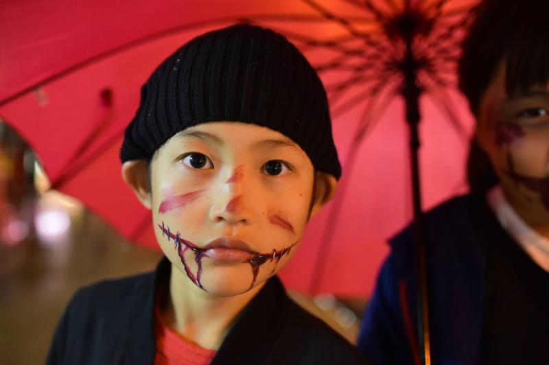 広島フェイスペイント組合-横川ゾンビナイト３-1028-0335