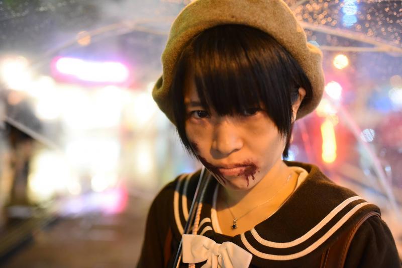 広島フェイスペイント組合-横川ゾンビナイト３-1028-0407