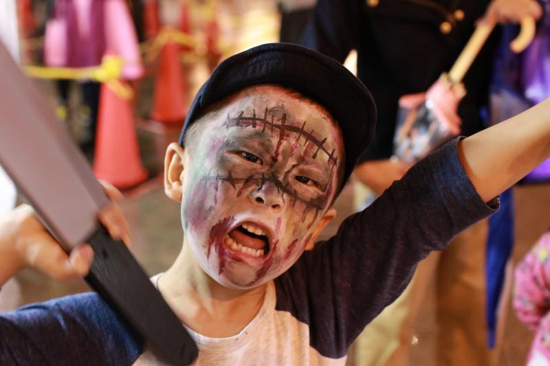 広島フェイスペイント組合-横川ゾンビナイト３-1028-0428