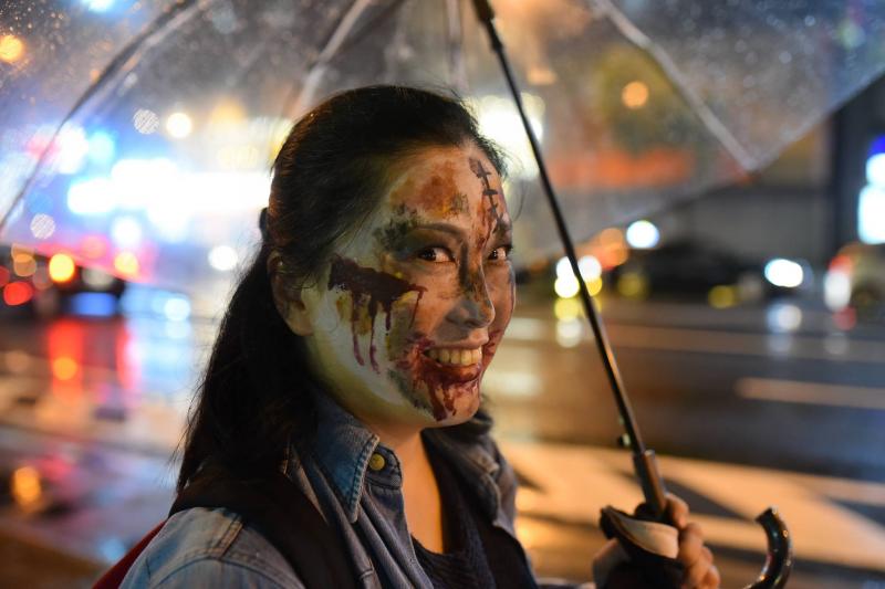広島フェイスペイント組合-横川ゾンビナイト３-1028-0453