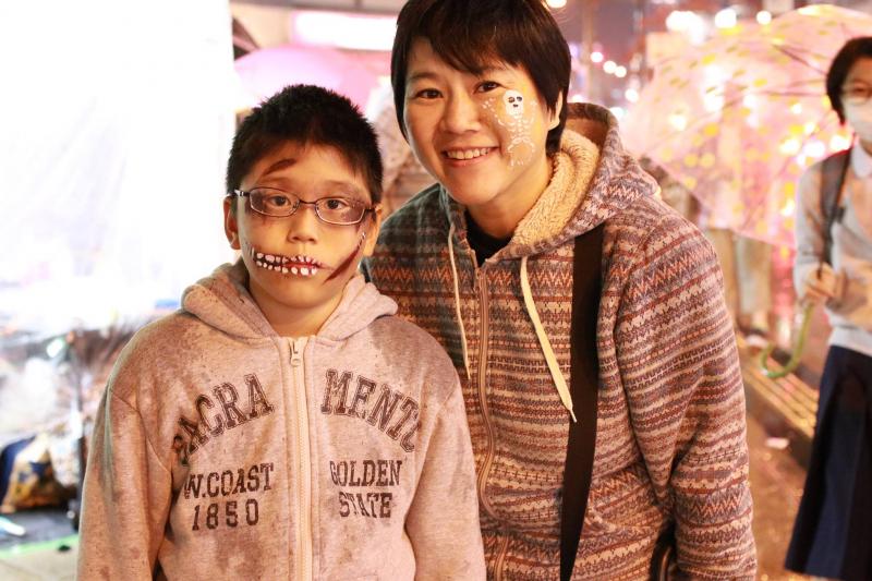 広島フェイスペイント組合-横川ゾンビナイト３-1028-0468