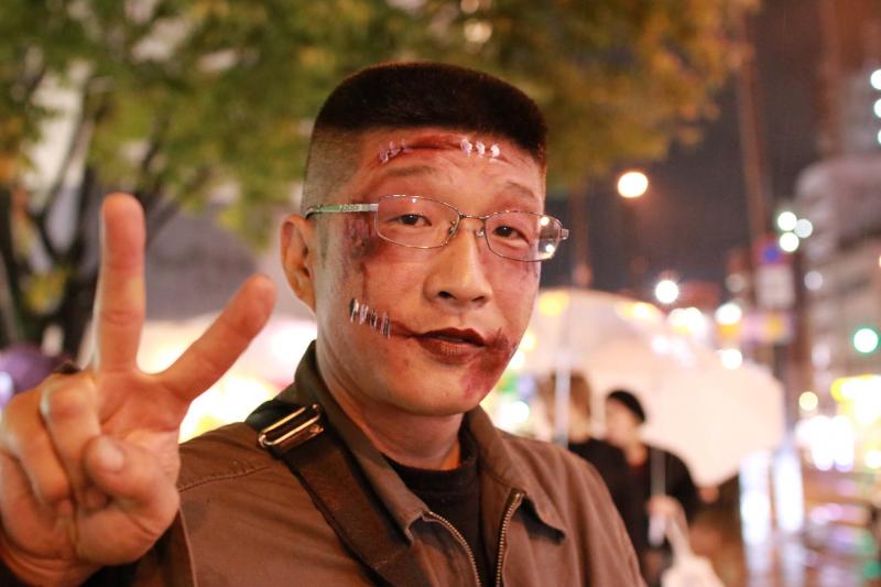 広島フェイスペイント組合-横川ゾンビナイト３-1028-0482