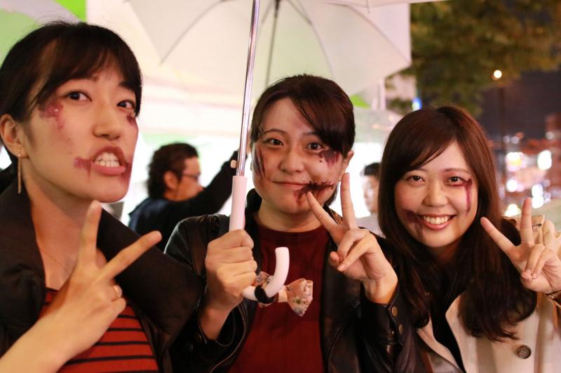 広島フェイスペイント組合-横川ゾンビナイト３-1028-0483