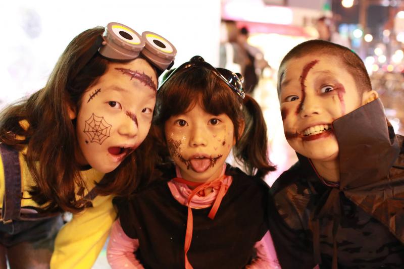 広島フェイスペイント組合-横川ゾンビナイト３-1028-0492