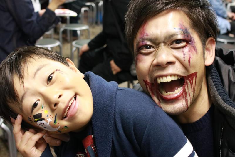 広島フェイスペイント組合-横川ゾンビナイト３-1028-0520