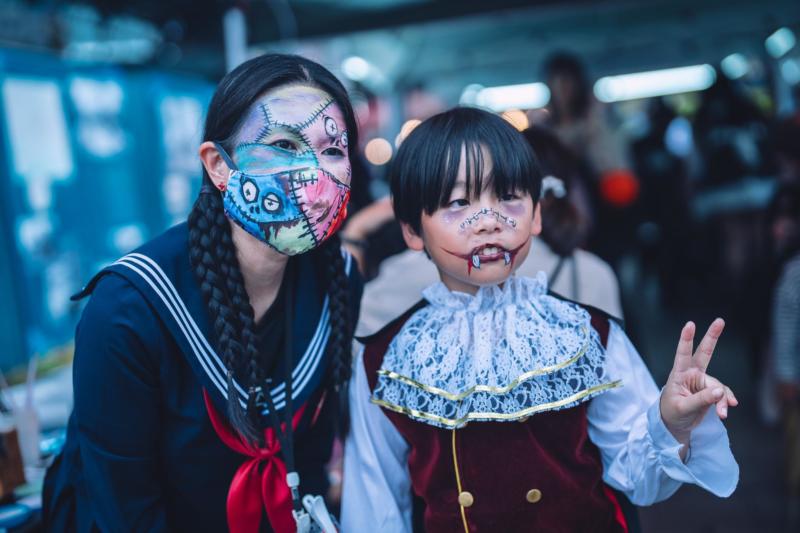 広島フェイスペイント組合-横川ゾンビナイト１０-２日目〜１４時-078