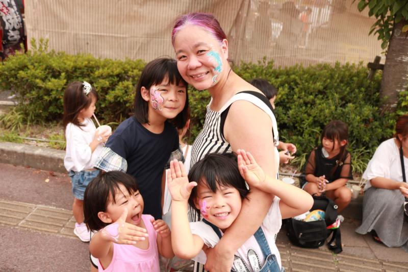 広島フェイスペイント組合-第４３回庄原よいとこ祭-049