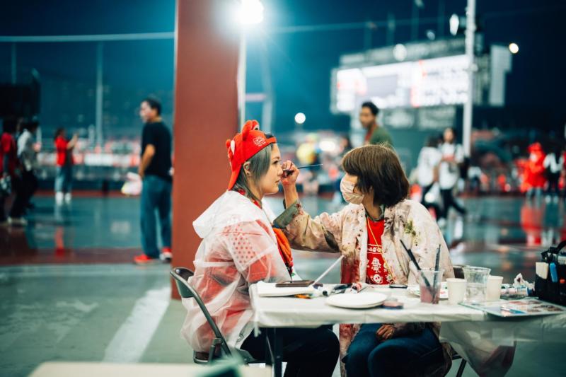 広島フェイスペイント組合-広島カープ×横川ゾンビナイト-18